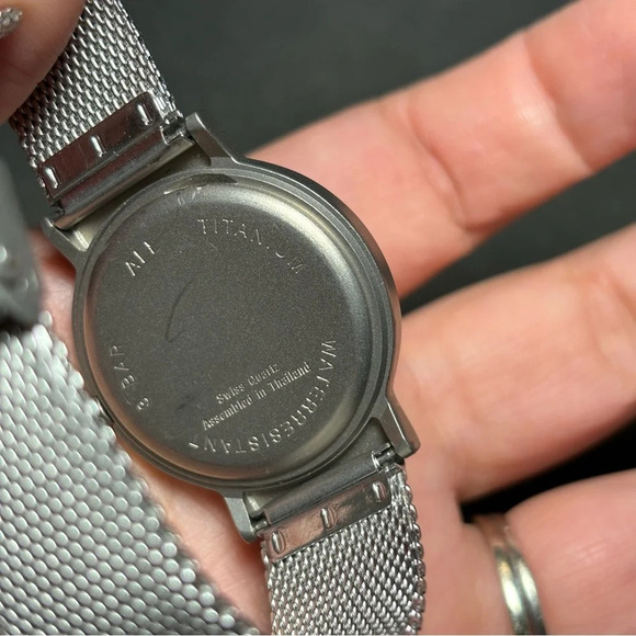 Boccia Titanium Womens Swiss Quartz Watch Working With New Battery - Picture 5 of 7